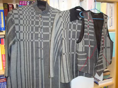 one warp, three garments
